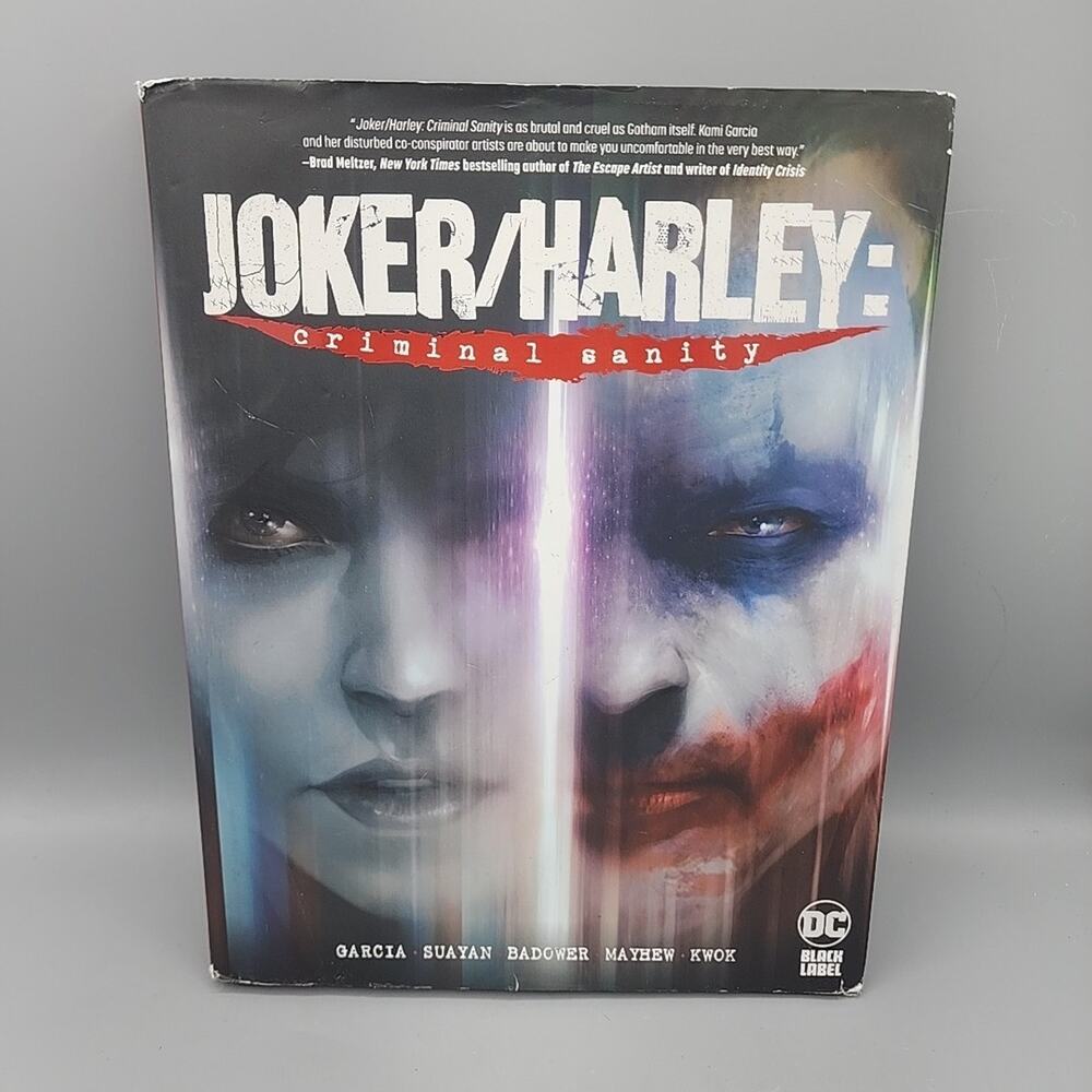 Joker Harley Criminal Sanity Hardcover Dustjacket DC